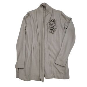 Beautiful open front oatmeal cardigan
